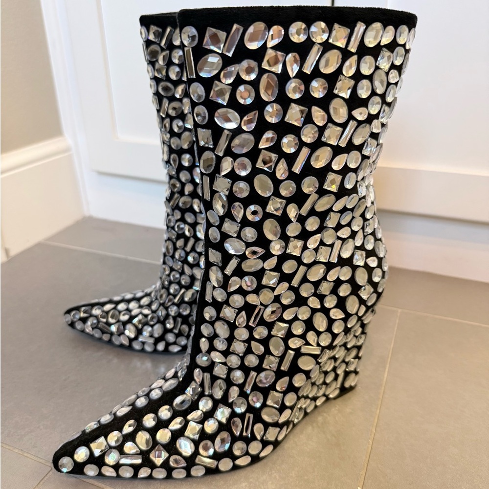 London Rag Rhinestone Booties - Picture 6 of 6